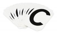 4T746 Letter Identification Card, C, PK 10