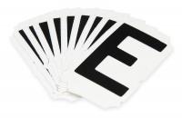 4T748 Letter Identification Card, E, PK 10