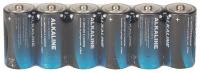 4TAE4 Battery, Alkaline, C, 1.5V, PK 6