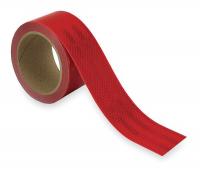 4TDX6 Conspicuity, Cont, 6 In, Red, Emergency