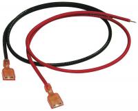 4TFN9 2 - 18 In Battery Leads, Red &amp; Black