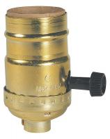 4TGL5 Turn Socket Brass, 3-Way