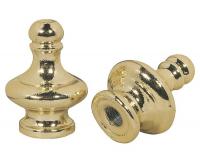 4TGT7 1 1/4 In Lamp Knobs, PK 2