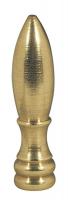 4TGT9 2 In Lamp Finial Brass