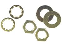 4TGW7 Assorted Nuts/Washers, PK 6