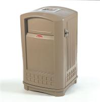 4TJ48 Waste Receptacle, Side Open, 50 G, Beige