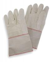 4TJU8 Heat Resist. Gloves, L, Canvas Cotton, PR