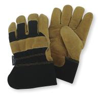 4TJX3 Cold Protection Gloves, L, Gold/Black, PR