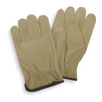 4TJX9 Leather Drivers Glove, Goatskin, Tan, S, PR