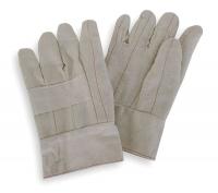4TJY2 Heat Resist. Gloves, L, Canvas Cotton, PR