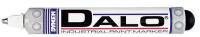 4TKN1 Ind Paint Marker, DALO(R), White, Broad