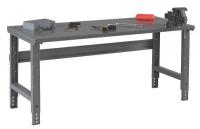 4TKP5 Workbench, 48Wx30Dx29-3/8 to 36-7/8 in. H
