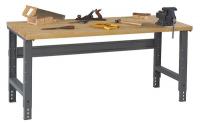 4TKP6 Workbench, 48Wx30Dx29-5/8 to 37-1/8 in. H