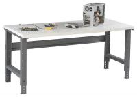 4TKP7 Workbench, 48Wx30Dx29-3/8 to 36-7/8 in. H