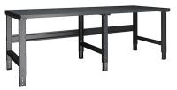 4TKP9 Workbench, 96Wx30Dx29-3/8 to 36-7/8 in. H
