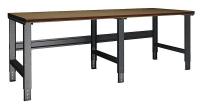 4TKR7 Workbench, 96Wx36Dx29-5/8 to 37-1/8 in. H