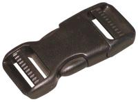 4TLP5 Side Squeeze Buckle, 1 In., Plastic, PK 10