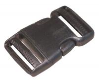 4TLP7 Side Squeeze Buckle, 2 In., Plastic, PK 5