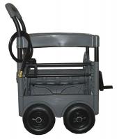 4TMJ9 Portable Hose Cart, Resin/Steel, 15 In.
