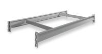 4TV18 Shelf, Medium Gray, 4 Ft Width