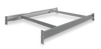 4TV19 Shelf, Medium Gray, 4 Ft Width