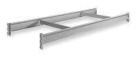 4TV21 Shelf, Medium Gray, 5 Ft Width