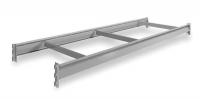 4TV24 Shelf, Medium Gray, 6 Ft Width