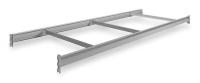 4TV28 Shelf, Medium Gray, 8 Ft Width