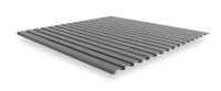 4TV32 Corrugated Steel Decking, Gray, 48 In. W