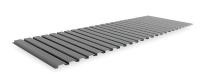 4TV36 Corrugated Steel Decking, 72 In. W, Gray