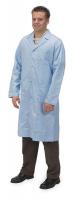 4TVR1 Collared Lab Coat, Male, 2XL, Light Blue