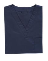 4TVX3 Scrub Shirt, XL, Navy, Unisex
