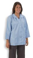 4TVZ4 Collared Lab Jacket, Female, L, Light Blue