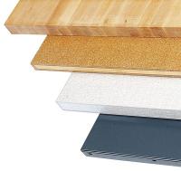 4TW87 Workbench Top, Wood, 60x30 in., Straight