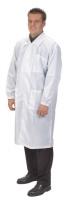 4TWD5 Collared Lab Coat, Male, S, White/Black