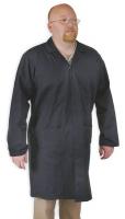4TWF5 Collared Shop Coat, Male, XL, Navy
