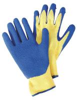 4TXL5 Cut Resistant Gloves, Yellow/Blue, L, PR