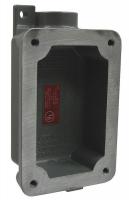 4TZU4 Device Box, 1In Hub, 15.5Cu-In