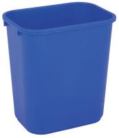 4UAU4 Recycling Wastebasket, Blue