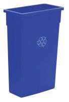 4UAU7 Recycling Wastebasket, Blue