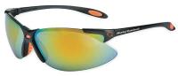 4UCF7 Safety Glasses, Orng Mirror, Scrtch-Rsstnt