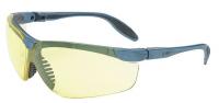 4UCJ7 Safety Glasses, Amber, Scratch-Resistant