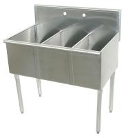 4UDH4 Scullery Sink, Stainless Steel, 16 Gauge