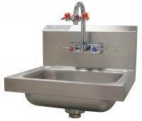 4UDH5 Eyewash Sink, Stainless Steel, 20 Gauge