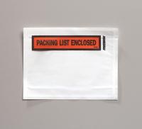 4UDR8 Packing List Envelope, 6-1/2 In, PK 1000