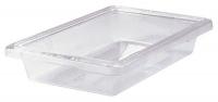 4UEH3 Food  Box, Cap. 5 Gal, Clear