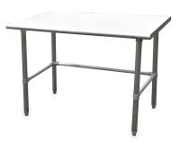4UEJ5 Adj Height Worktable, W 72 In, D 30 In
