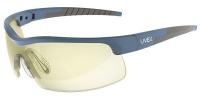 4UEP8 Safety Glasses, Amber, Scratch-Resistant