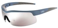 4UER1 Safety Glasses, Slvr Mirror, Scrtch-Rsstnt