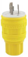 4UFE3 Locking Plug, L5-20P, 125V, 1Ph, YLW